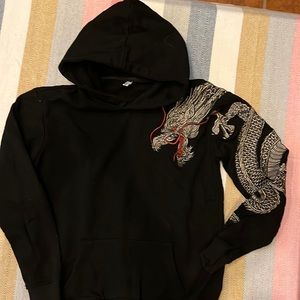 Dragon hoodie black